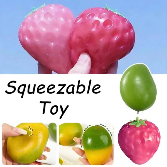 Color-Changing Fruit Stress Relief Squeeze Toy