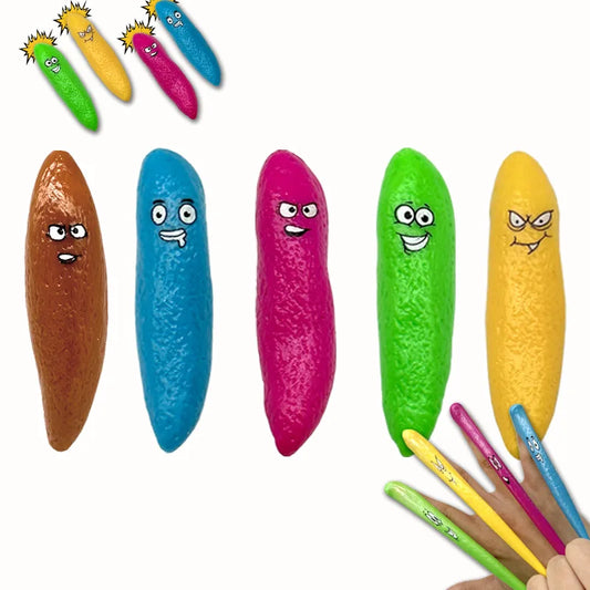 Funny Poop Finger Slingshot Prank Toys for Parties