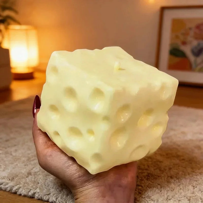 Giant Cheese Stress Relief Squeeze Toy