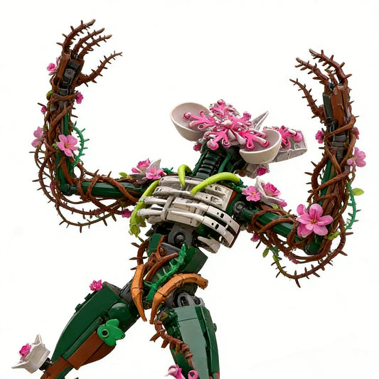 Monster Orchid Flower Building Block Model