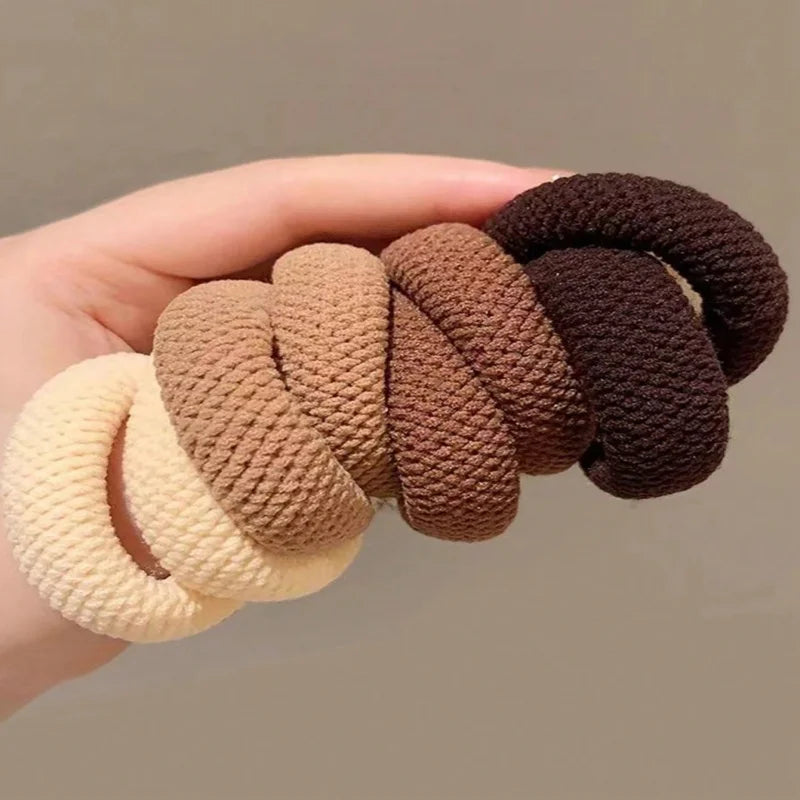 Seamless High-Elasticity Hair Ties for Damage-Free Styling