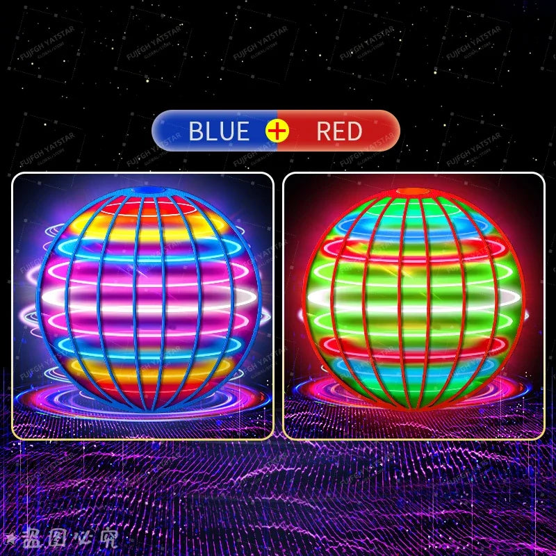 Hand-Controlled LED Flying Spinner Globe for Kids and Adults - 14