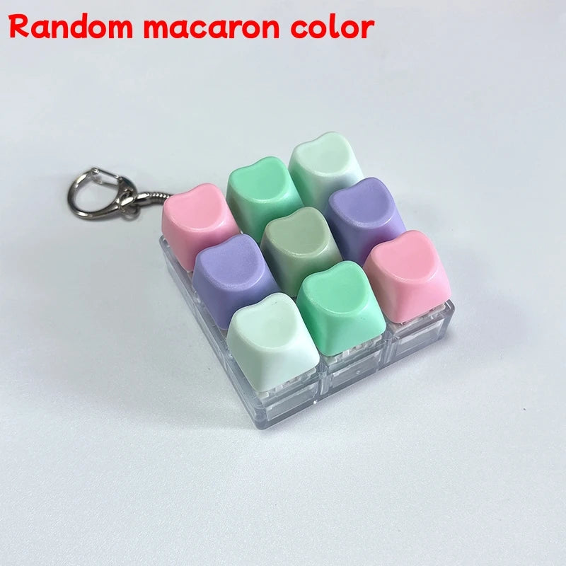 Mechanical Keyboard Fidget Keychain Stress Reliever - 13