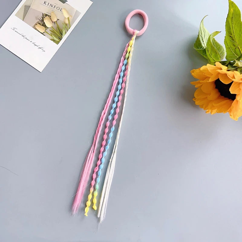 Braided Wig Ponytail Hair Ties for Girls
