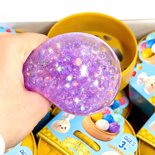 Glitter Dumpling Sensory Squishy Stress Relief Toy