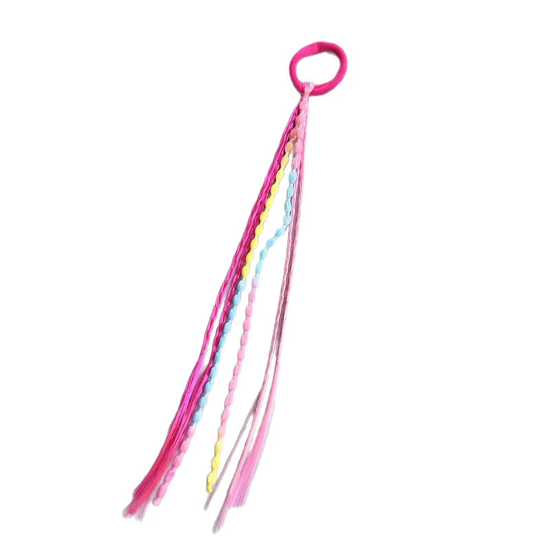 Braided Wig Ponytail Hair Ties for Girls