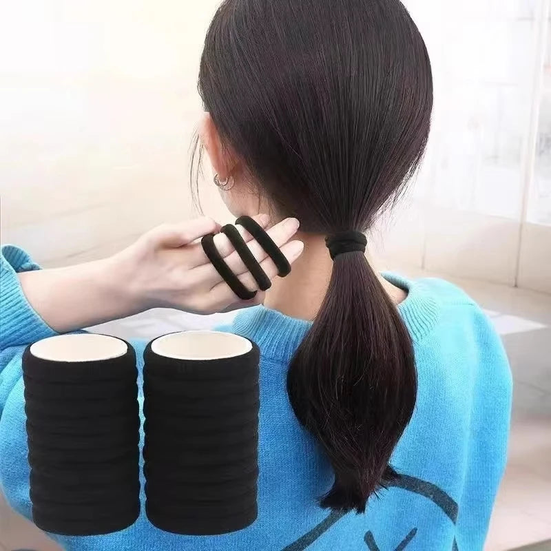 High-Elastic Seamless Hair Ties for Ponytails - 4