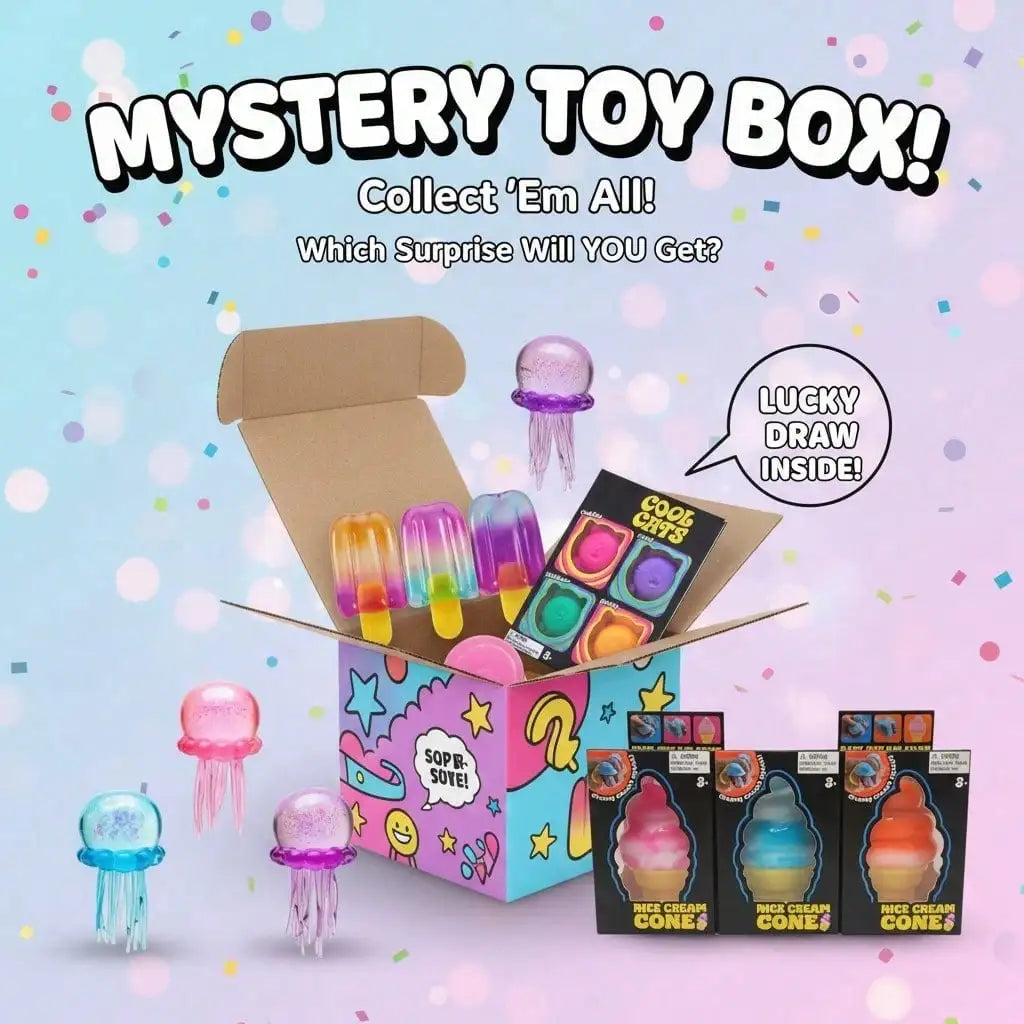 100-Piece Surprise Squishy Fidget Toy Collection - 4