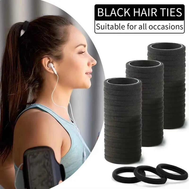 High-Elastic Seamless Hair Ties for Ponytails