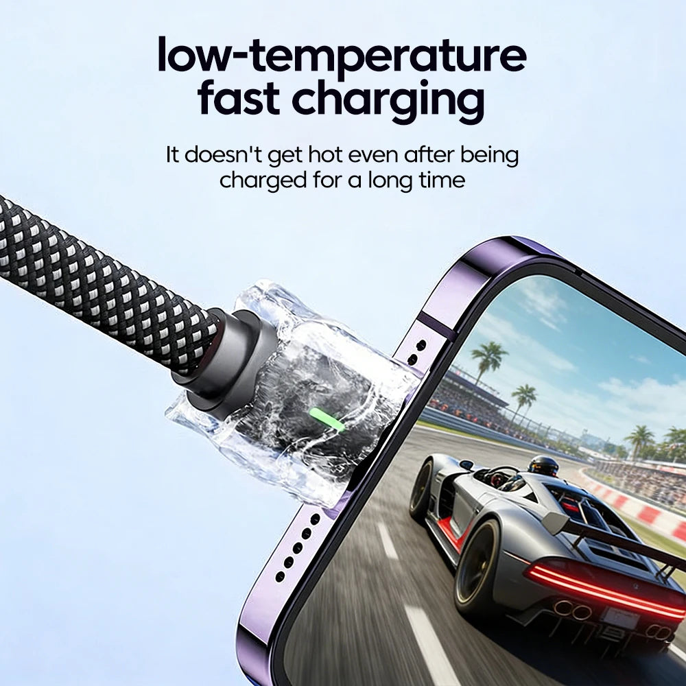100W L-Shape Fast Charging USB-C Cable