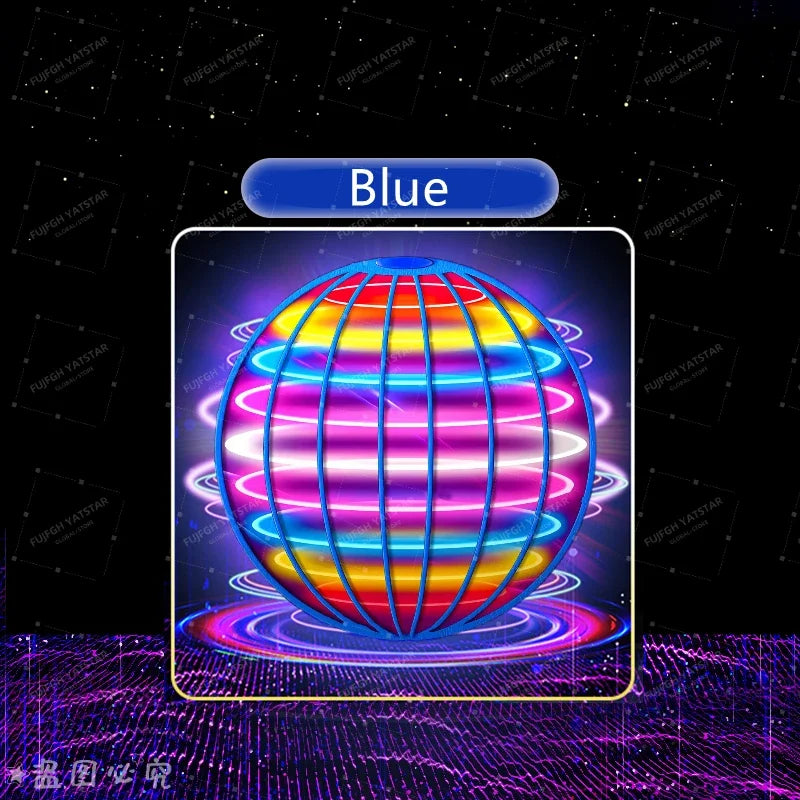 Hand-Controlled LED Flying Spinner Globe for Kids and Adults