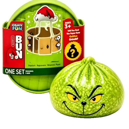 Stress Relief Squeezable Dumpling Toy with Steamer