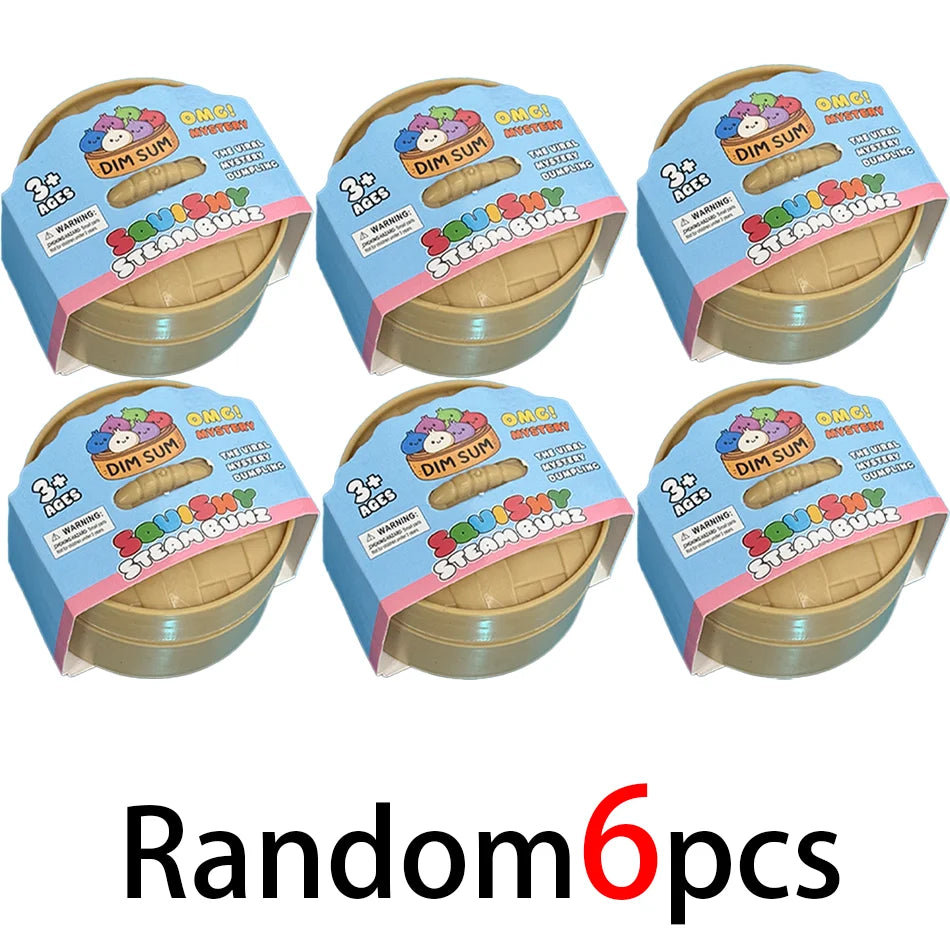 Glitter Dumpling Sensory Squishy Toy for Stress Relief