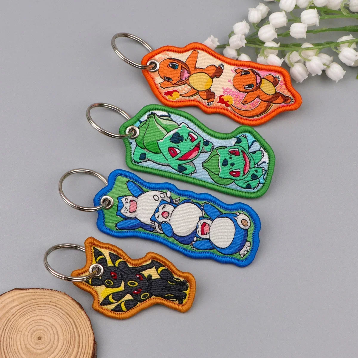 Cute Cartoon Monster Keychain for Keys and Bags