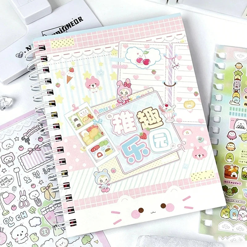 Kawaii Japanese Style Decorative Sticker Book for DIY Journals