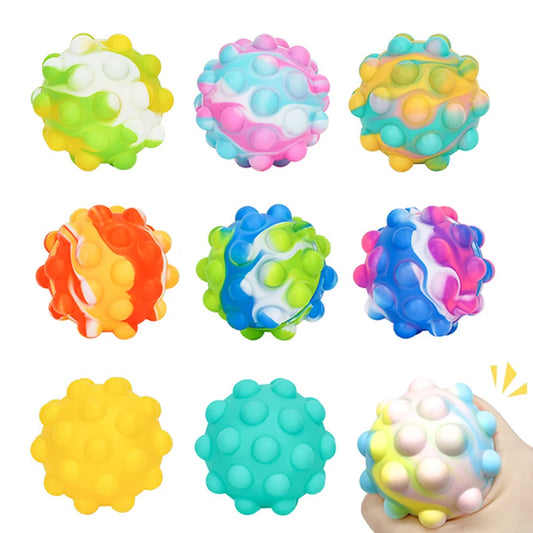 Push Bubble Sensory Stress Relief Ball for Kids and Adults
