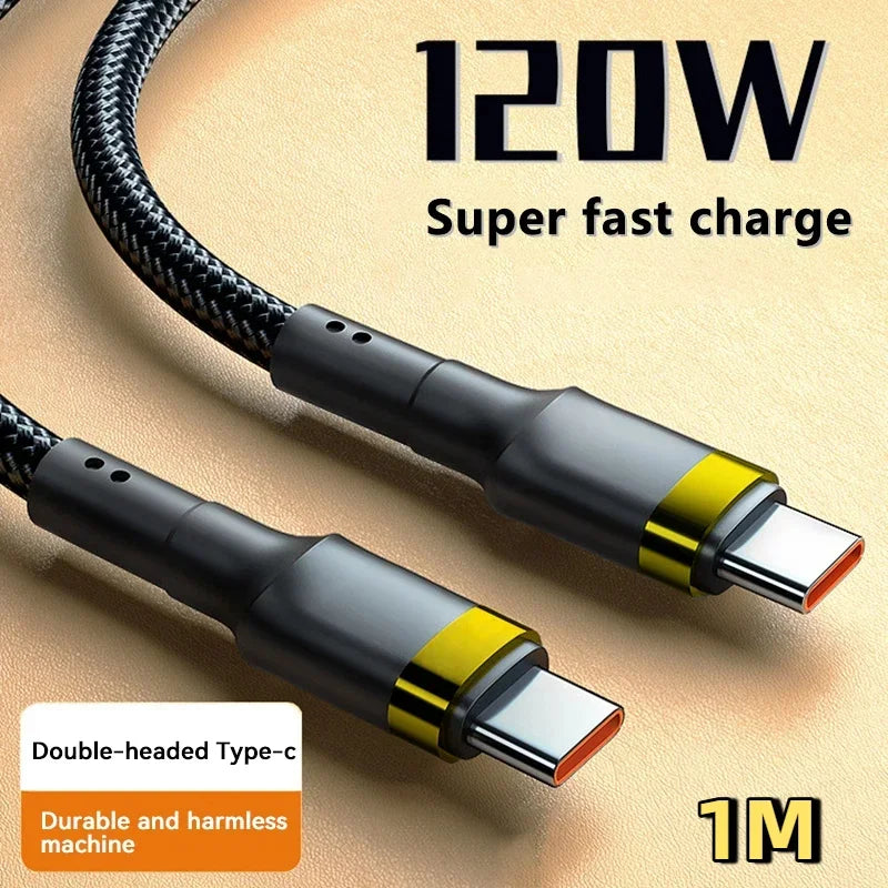 120W USB-C to USB-C Fast Charging Cable - 18
