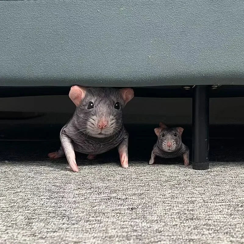 Realistic Soft Mouse Plush Toy for Kids and Collectors