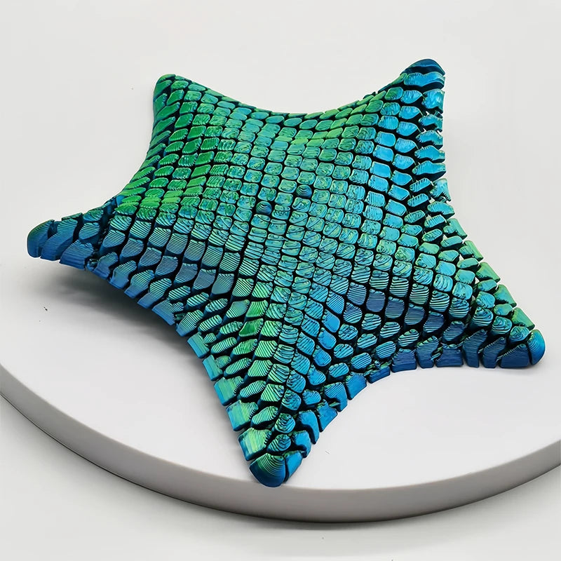 Articulated 3D Printed Starfish Fidget Toy for Stress Relief - 7