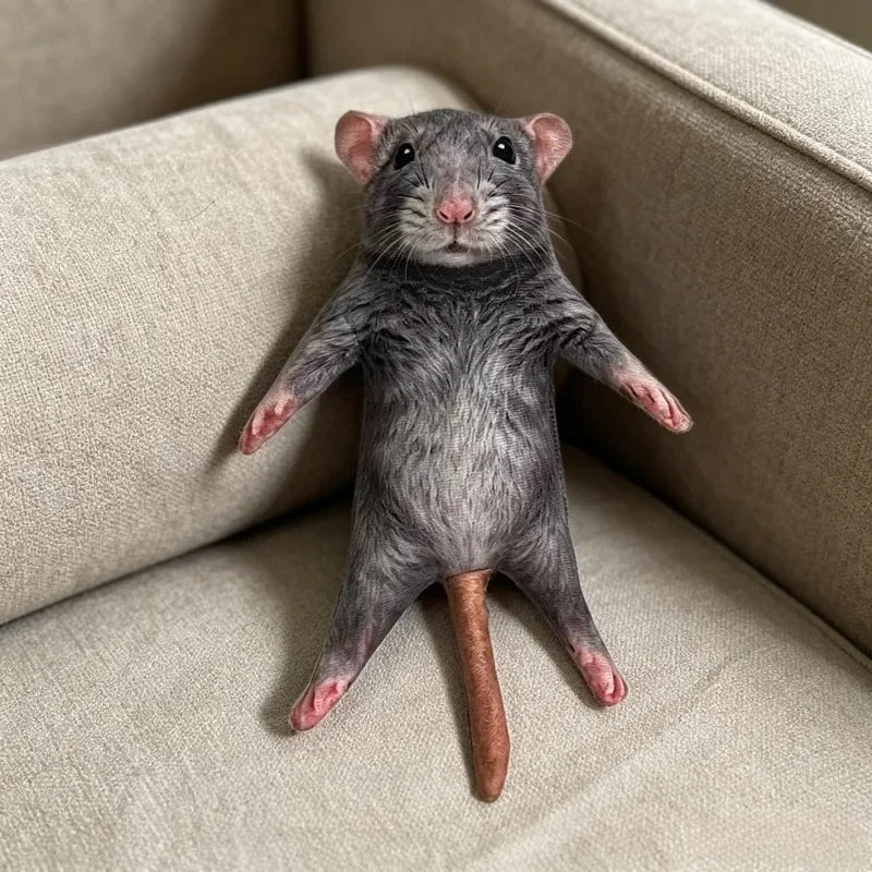Realistic Soft Mouse Plush Toy for Kids and Collectors - 6