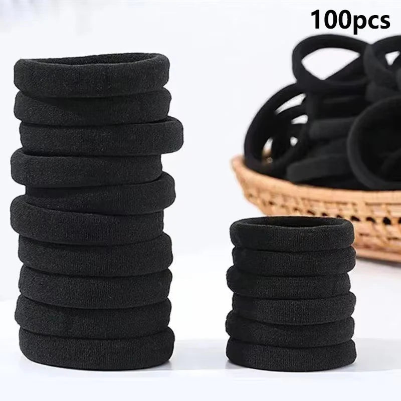 High-Elastic Seamless Hair Ties for Ponytails - 10