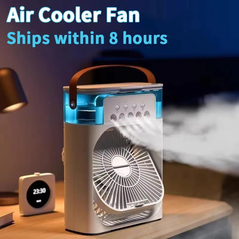 Portable 3-in-1 Desktop Air Cooler and Humidifier