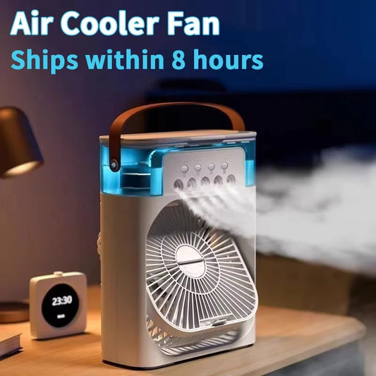 Portable 3-in-1 Desktop Air Cooler and Humidifier