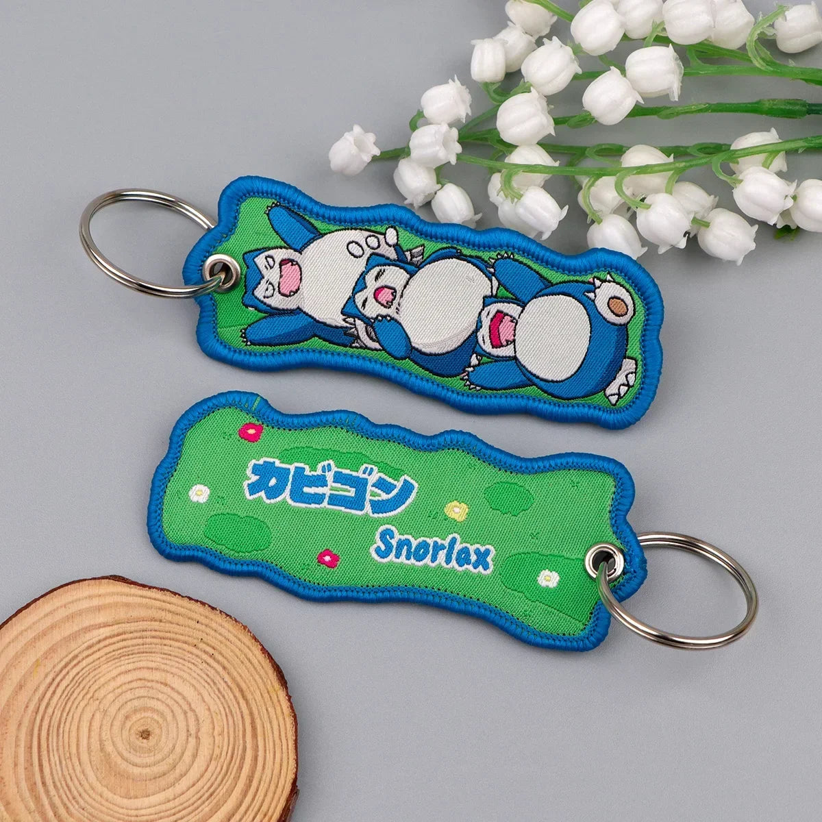 Cute Cartoon Monster Keychain for Keys and Bags - 10