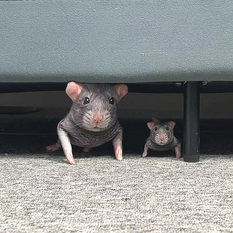 Realistic Soft Mouse Plush Toy for Kids and Collectors