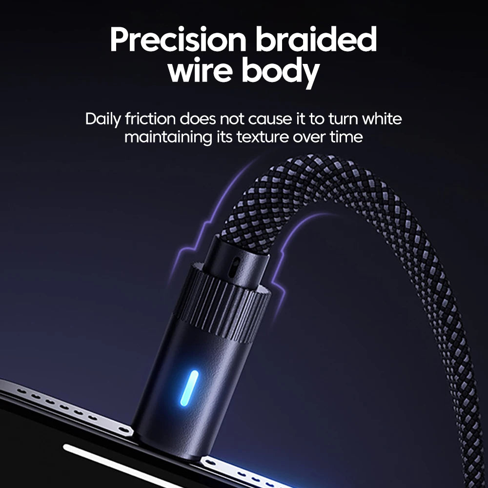 100W L-Shape Fast Charging USB-C Cable