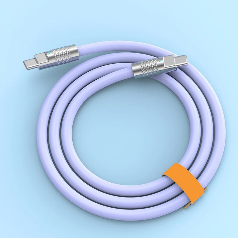 120W Super Fast Charging USB-C to USB-C Liquid Silicone Cable - 14
