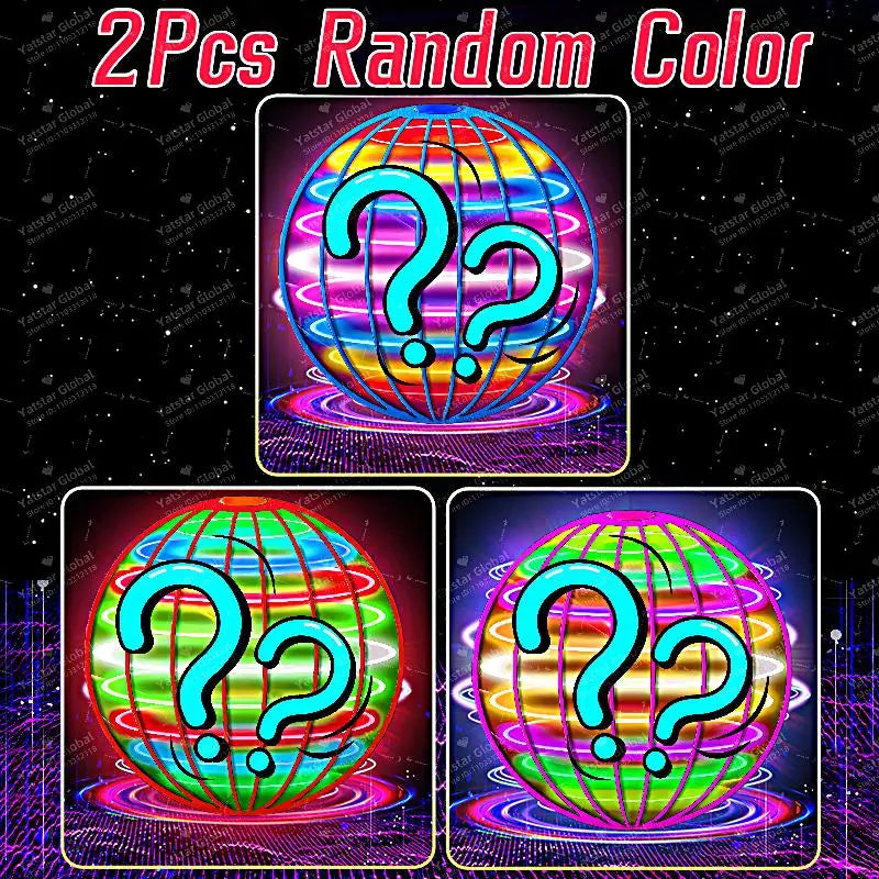 Hand-Controlled LED Flying Boomerang Spinner Ball - 14