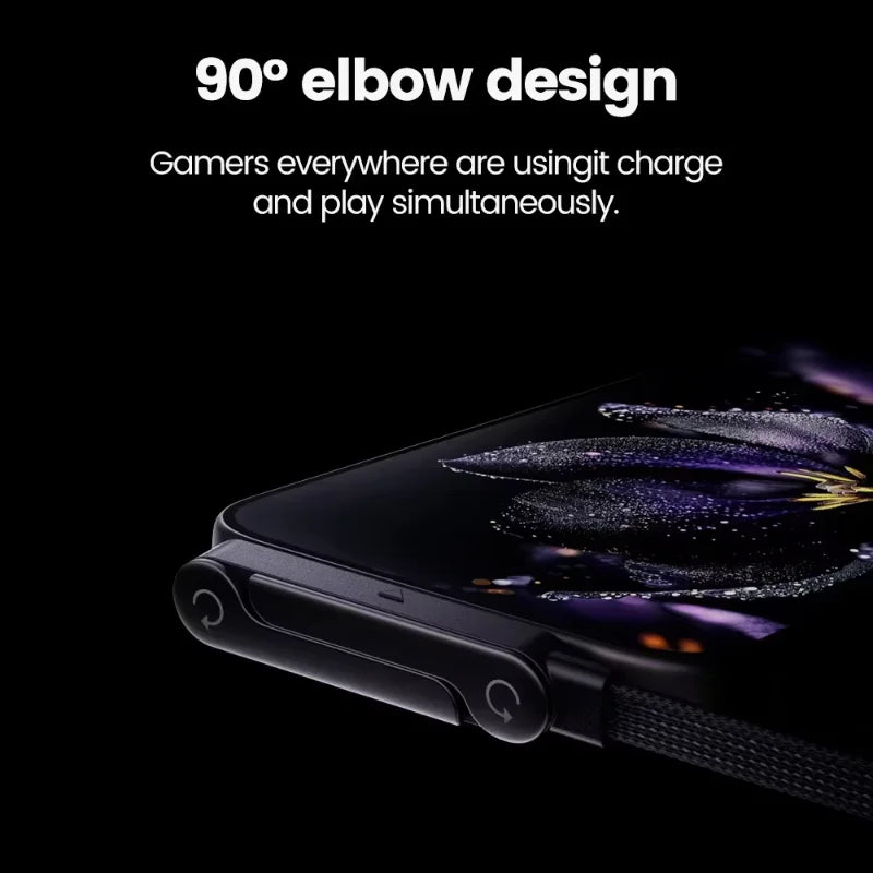 240W Fast Charging Cable with Built-in Phone Stand - 4