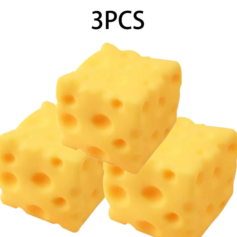 Large Cheese Squeeze Stress Relief Fidget Toy - 12