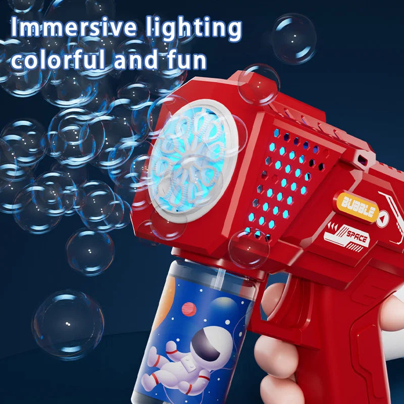 10-Hole Automatic Gatling Bubble Blaster for Kids - 6