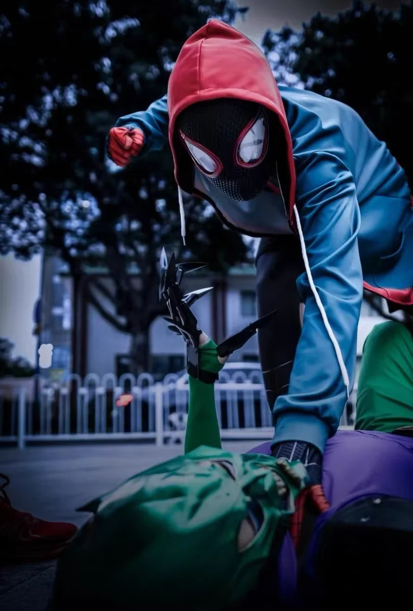 Interactive Miles Morales Mask with Remote Control Movable Eyes - 20