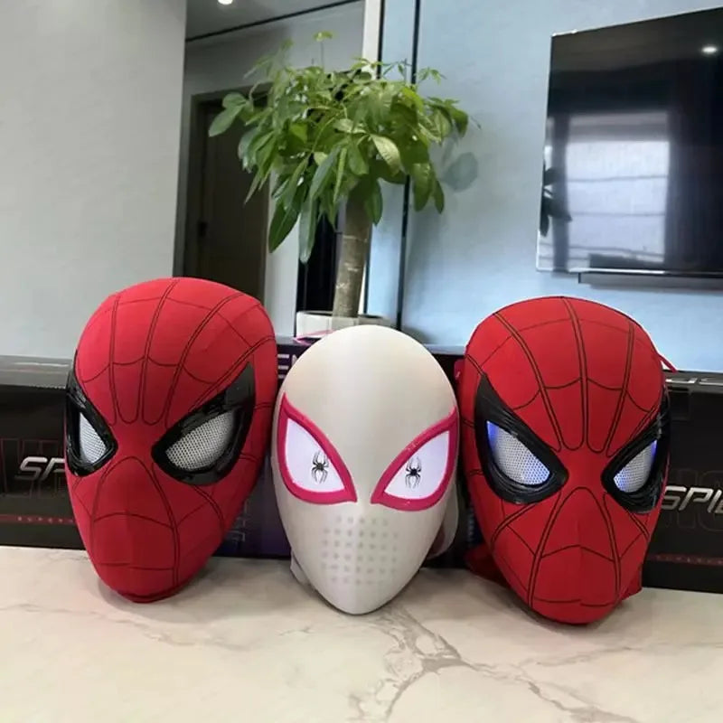 Interactive Hero Mask with Chin-Operable Blinking Eyes - 10
