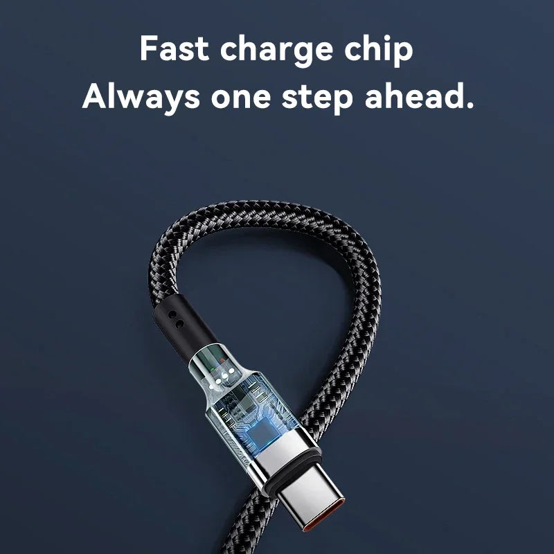 120W USB-C to USB-C Fast Charging Cable - 4