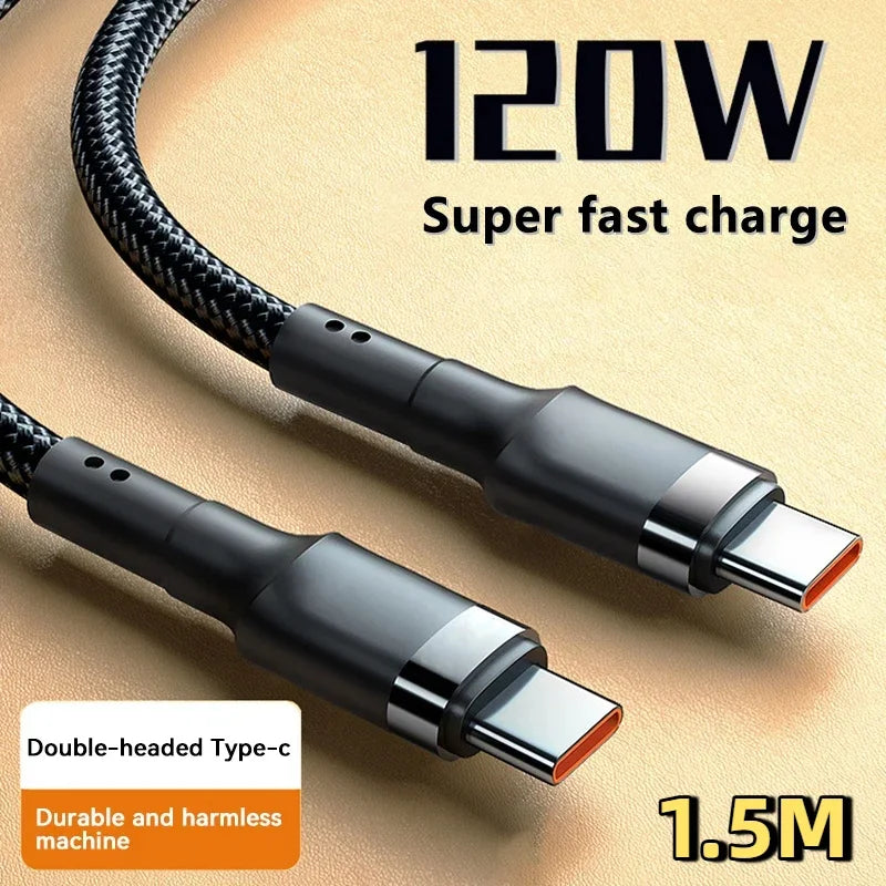 120W USB-C to USB-C Fast Charging Cable - 15