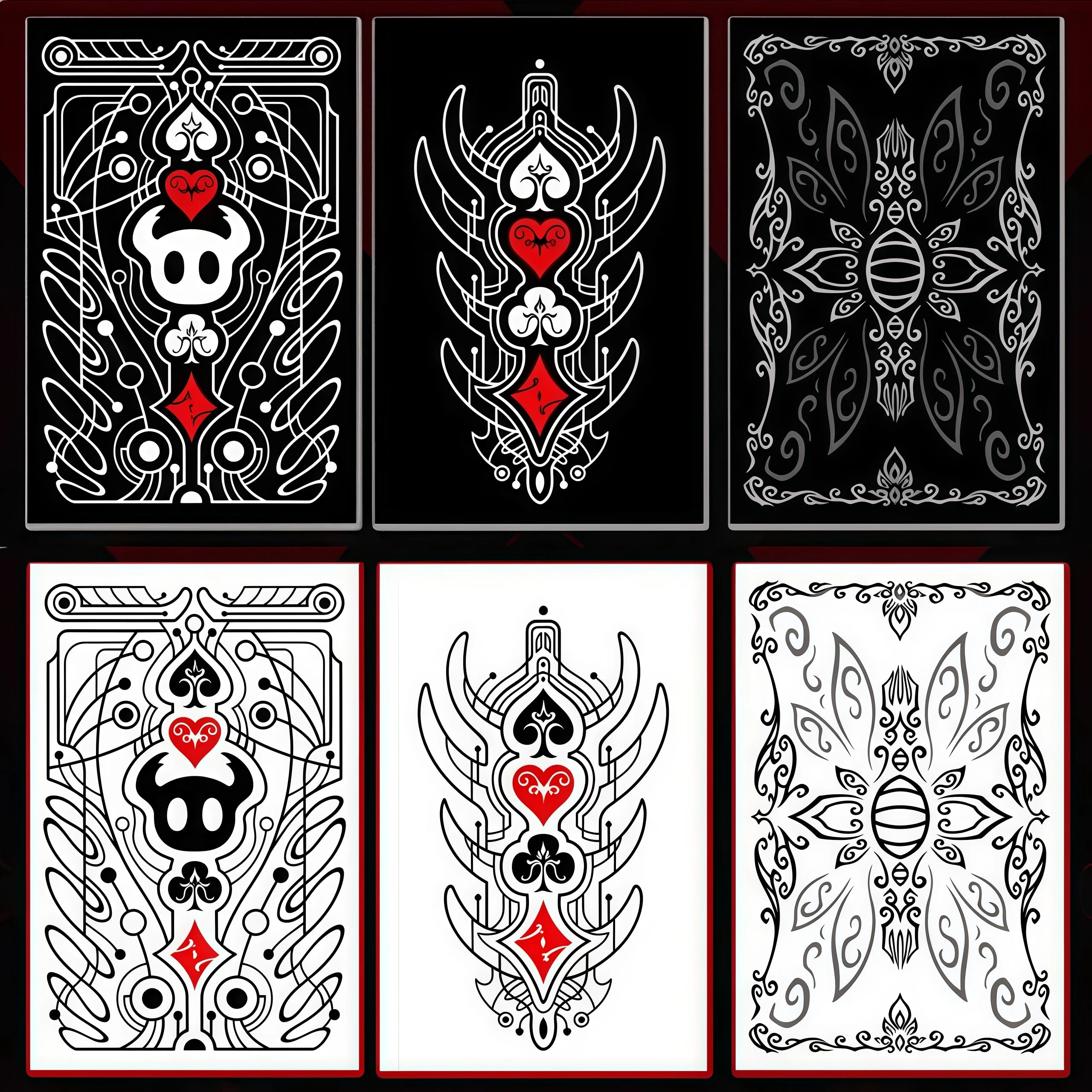 Hollow Knight Themed Standard Poker Deck for Gaming - 10