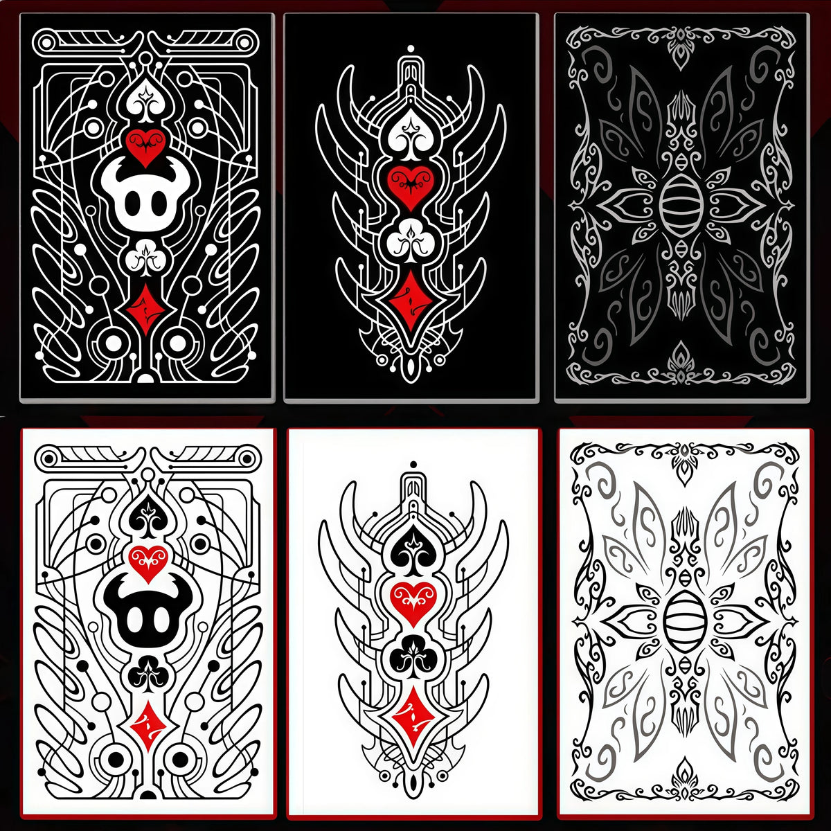 Hollow Knight Themed Standard Poker Deck for Gaming