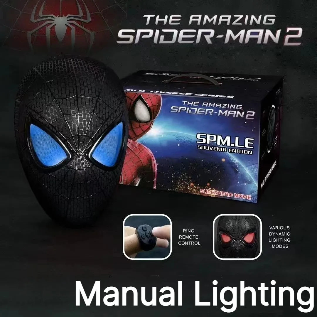 Interactive Hero Mask with Chin-Operable Blinking Eyes - 11