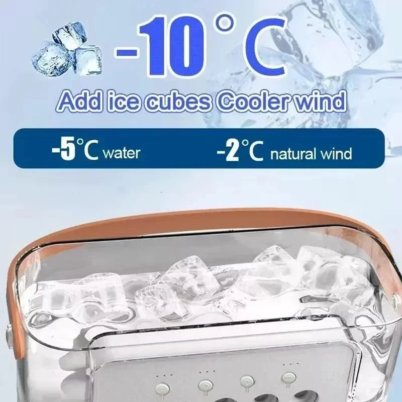Portable 3-in-1 Desktop Air Cooler and Humidifier