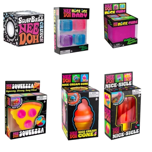 Stress-Relieving Sensory Squeeze Cube Fidget Toy