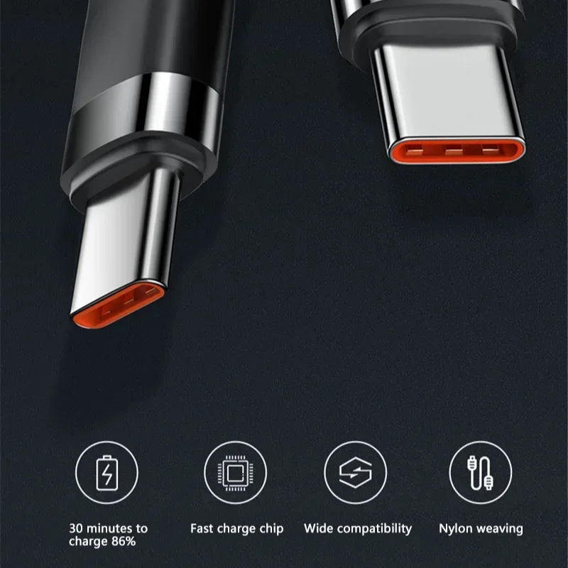 120W USB-C to USB-C Fast Charging Cable - 2