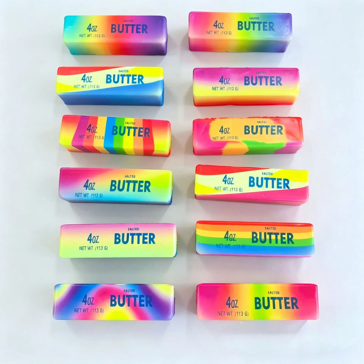 Rainbow Butter Slow-Rising Stress Relief Squishy Toy