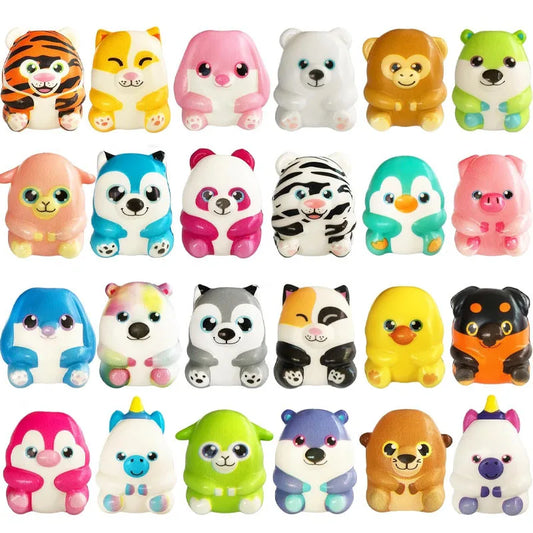 Kawaii Animal Mochi Squishy Fidget Toys for Stress Relief
