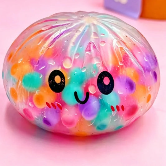 Glitter Dumpling Sensory Squeeze Toy for Stress Relief