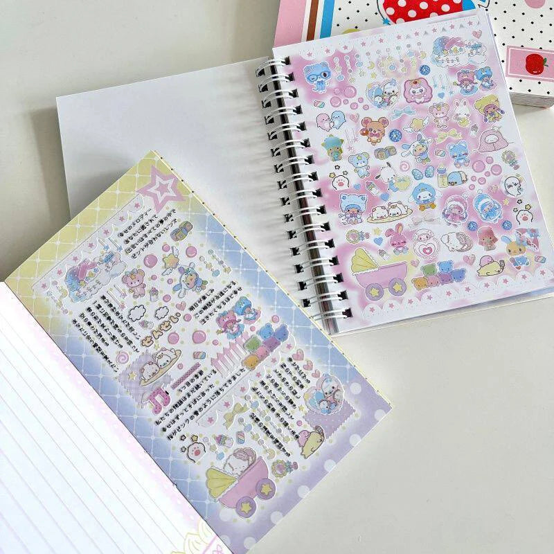 Kawaii Japanese Style Decorative Sticker Book for DIY Journals