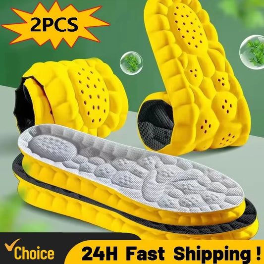 4D Cloud Comfort Shock Absorbing Shoe Insoles